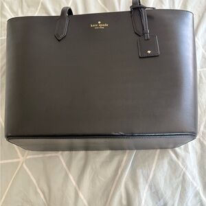 Kate Spade Black Leather Tote Bag